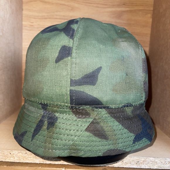 Vintage Original Jones Bucket Hat Cap Camo Water Resistant Sz Medium Rare Lined - Picture 4 of 13